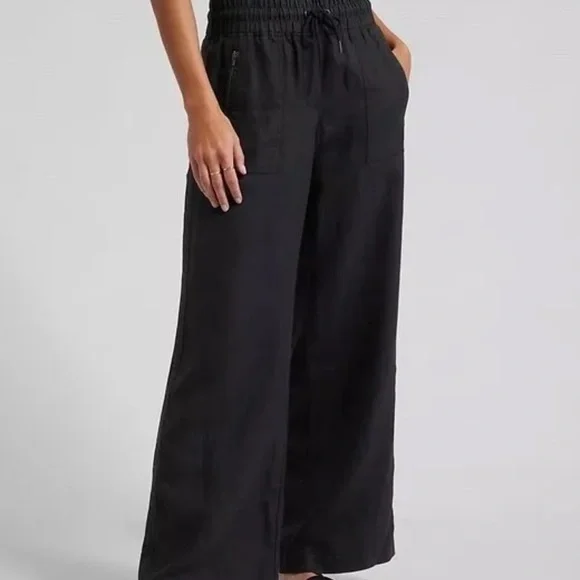 ATHLETA “Cabo” Wide-Leg Linen Pants - Picture 1 of 9